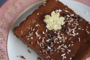 Fondant au chocolat léger légèrement citronné