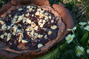 Tarte tout chocolat légère