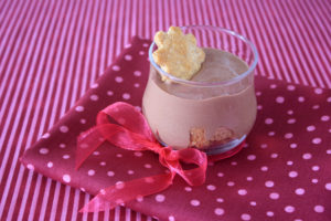 Crème soyeuse chocolat-orange au tofu et spéculoos