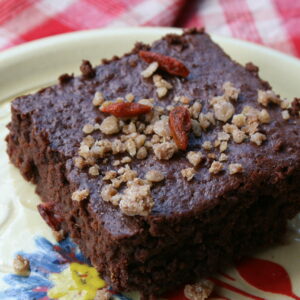 Fondant au seigle et deux chocolats