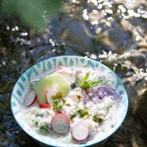 Tzatziki à la laitue de mer