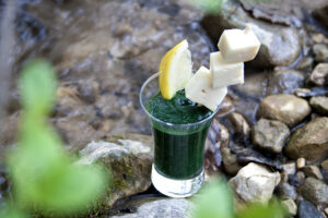 Smoothie spiruline du matin et Chevrotin